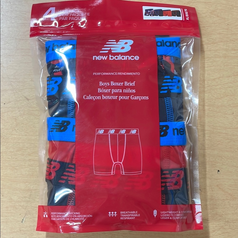 New Balance Boys Size Boxer Briefs